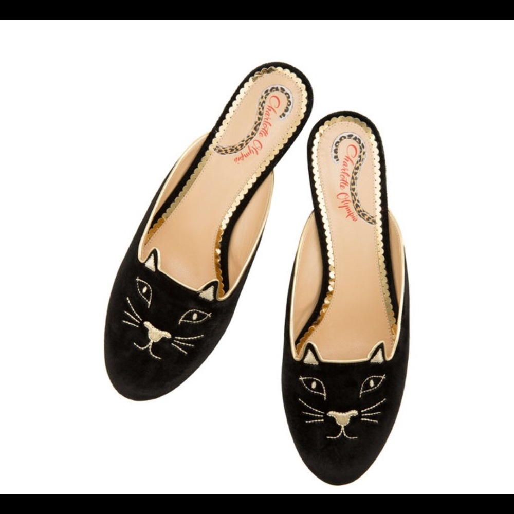 Charlotte Olympia Kitty Mule - size 36